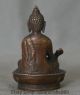 Alten Tibet Lila Bronze Männer La Medizin Buddha Medizinischen Gottes - Statue Antike Bild 3