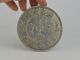 9 Cm Collectible Decorated Old Tibet Silver Carving Dragon Commemorative Coin Antike Bild 1