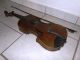 Uralte Geige Violine,  Kasten & Bogen Art Deco Brocante Shabby Frankreich Musikinstrumente Bild 2