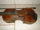 Uralte Geige Violine,  Kasten & Bogen Art Deco Brocante Shabby Frankreich Musikinstrumente Bild 3