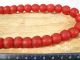 Recycling Glasperlen 13mm Rot Red Krobo Ghana Powder Glass Beads Entstehungszeit nach 1945 Bild 1