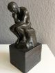 Bronze Skulptur - Der Denker Von Auguste Rodin Bronze Bild 1