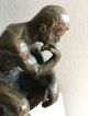 Bronze Skulptur - Der Denker Von Auguste Rodin Bronze Bild 4