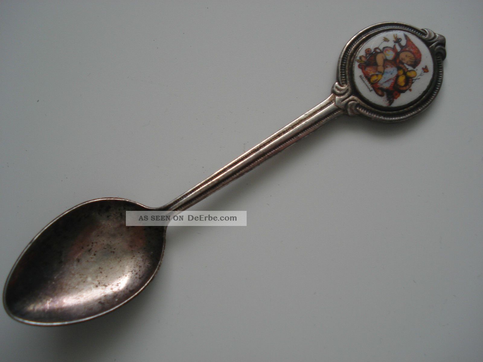 Ars Edition M.  J.  Hummel 1989 - Versilberter Sammellöffel Mit Hummellbild Objekte ab 1945 Bild