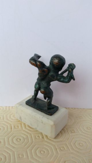 Kleine Figur Bronze,  Zwerg,  Erotisch,  20.  Jh. Bild