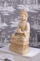 Tempelwächter Asiatische Figur Buddha Buckellocken Meditation Skulptur China Entstehungszeit nach 1945 Bild 1
