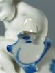 Royal - Copenhagen Porzellan Blaue Blume Deckelpokal Urnen Vase Putte Mit Schild Nach Marke & Herkunft Bild 6