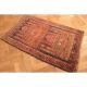 Alt Handgeknüpft Orient Sammler Teppich Belutsch Collectors Rug Antique 140x71cm Teppiche & Flachgewebe Bild 3