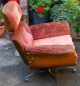 Lounge Chair 60er Teak Chrom Lobby Chair Drehsessel Danish Designer - Sessel 1960-1969 Bild 2