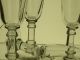 4 Sektgläser,  Champagne Gläser,  Sektflöten Um 1880 Umlaufend Decor Glas & Kristall Bild 5
