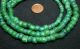 Strang Venedig Murano Antike Glasperlen Trade Beads Old Green Afrika Bild 1