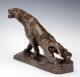 Charles Valton Bronze Figur Puma Berglöwe 1910 Frankreich Animalier Skulptur Bronze Bild 8