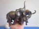 Tierfigur Skulptur Elefant Plastik Metall 70er Ausgefallenes Design 1950-1999 Bild 3