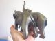 Tierfigur Skulptur Elefant Plastik Metall 70er Ausgefallenes Design 1950-1999 Bild 6