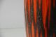 Vintage 60er 70er Xxl Scheurich Keramik Fat Lava Boden Vase Zick Zack 1960-1969 Bild 1