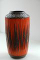Vintage 60er 70er Xxl Scheurich Keramik Fat Lava Boden Vase Zick Zack 1960-1969 Bild 6