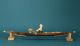Eskimo Kajak Inuit Canoe Modell Aus Holz Und Leder 30er Jahre Fishing Kayak Nordamerika Bild 3