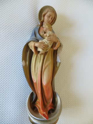 Schöne,  Alte Madonna,  Mutter Gottes Mit Jesuskind Auf Dem Arm,  Alter,  Ca.  1910 - 30 ? Bild