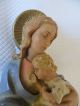 Schöne,  Alte Madonna,  Mutter Gottes Mit Jesuskind Auf Dem Arm,  Alter,  Ca.  1910 - 30 ? Skulpturen & Kruzifixe Bild 1
