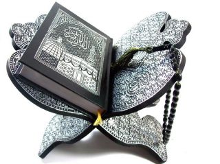 Koran Ständer Quran Halter,  Gebetskette Tesbih Hijab Muslim Abaya Kaftan Islam Bild