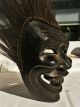 Antike Holzmaske - Fasnachtsmaske - Perchtenmaske - Fasching Maske - Afrika Entstehungszeit nach 1945 Bild 2