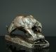 Georges Gardet Tier Skulptur Bronze Tiger & Schildkröte 1900 Animalier Sculpture Bronze Bild 2