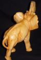Große Schwere Figur Kunstharz Elefant 1950-1999 Bild 3