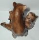 Zwei Kämpfende Bären Keramik Figur Sitzendorf Nach Form & Funktion Bild 4