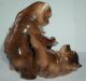 Zwei Kämpfende Bären Keramik Figur Sitzendorf Nach Form & Funktion Bild 8