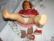 Krahmer Mädchen 50erj - 35 Cm,  Erhalten Echthaarperücke Handgeknüpft Puppen & Zubehör Bild 8