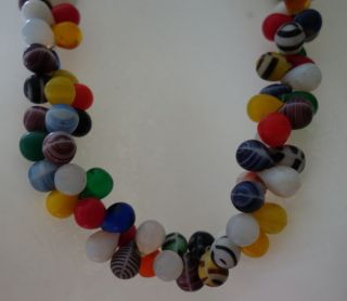 Böhmische Glasperlen Kleine Tropfen Old Fulani Wedding Trade Beads Bild
