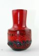 Steuler Fat Lava Keramik Vase 141 - 15,  Vintage,  60er,  70er,  Rot,  German Pottery Nach Form & Funktion Bild 1