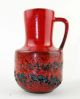 Steuler Fat Lava Keramik Vase 141 - 15,  Vintage,  60er,  70er,  Rot,  German Pottery Nach Form & Funktion Bild 2
