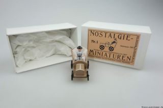 Epoche Nostalgie Miniaturen Nr.  1 1907 Miniaturauto 4cm Holz 067 Modellbau S4817 Bild