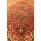 Antik Handgeknüpfter Sammler Teppich Heris Serapi Rare Old Rug Carpet 270x370cm Teppiche & Flachgewebe Bild 6