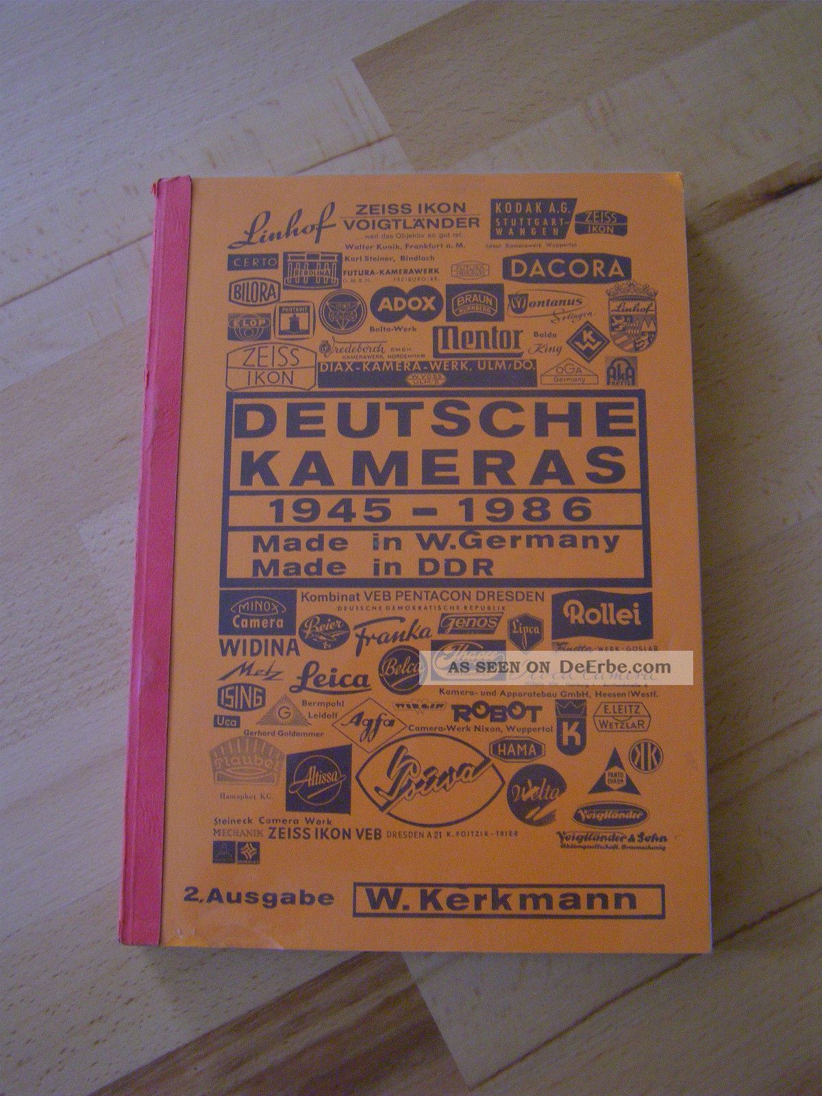 Buch: Deutsche Kameras 1945 - 1986 Von W.  Kerkmann Photographica Bild