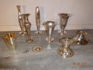 Silber Vasen Kerzenhalter Kelch 800 - 925 917 Gramm Edel & Selten Bild