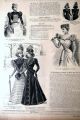 Der Bazar 3/1898 Damen Mode Zeitschrift Riesige Schnittmuster KostÜmbildner Rar Zeitschriften Bild 3