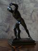 Der Fechter Borghese Bronze Figur Um 1860 Athlet Gladiator Römer Krieger Kämpfer Vor 1900 Bild 6