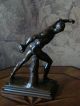 Der Fechter Borghese Bronze Figur Um 1860 Athlet Gladiator Römer Krieger Kämpfer Vor 1900 Bild 7