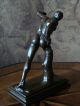 Der Fechter Borghese Bronze Figur Um 1860 Athlet Gladiator Römer Krieger Kämpfer Vor 1900 Bild 8