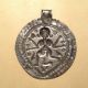 Antique Silver Pendant,  India,  Goddess - Silberanhänger,  Indien,  Antik Asiatika: Indien & Himalaya Bild 1