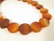 Alte Achatperlen Idar - Oberstein Antique Round Tabular Agate Trade Beads Afrozip Afrika Bild 1
