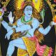 Xl - Wandbehang - Shiva - Nataraj - Bild,  Indien Bollywood Thangka Om 40 Entstehungszeit nach 1945 Bild 1