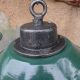 1/2 Alte Emaille Lampe.  Industrielampe.  Fabriklampe.  Vintage Industrial Lamp.  Loft 1950-1959 Bild 11