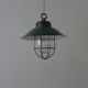 1/2 Alte Emaille Lampe.  Industrielampe.  Fabriklampe.  Vintage Industrial Lamp.  Loft 1950-1959 Bild 1