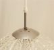 70er Design Glas Snow Ball Relief Decken Lampe Kugel 70s Glass Pendant Light Gefertigt nach 1945 Bild 7