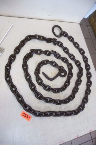 Nr.  5553.  Alte Kette Eisenkette 9,  6 Kg Old Iron Chain Bild