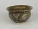 Collectible Old Exquisite China Copper Carving Flower Treasure Bowl 聚宝盆 Antike Bild 1