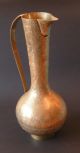 Antike Messingkaraffe Indien 37cm Goß Messing Vase Handarbeit Rarität Entstehungszeit nach 1945 Bild 1